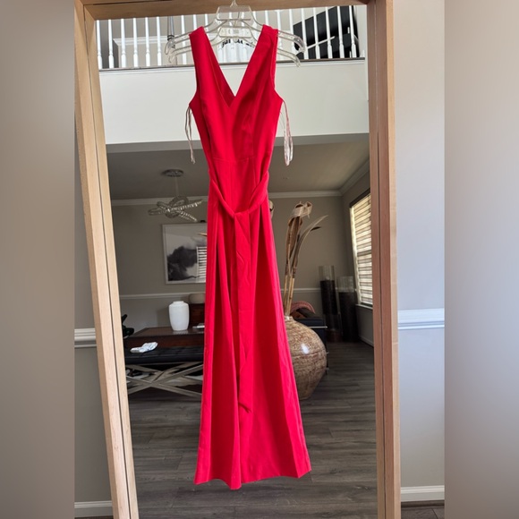 Lilly Pulitzer orange V-Neck jumpsuit 0 - Picture 1 of 10